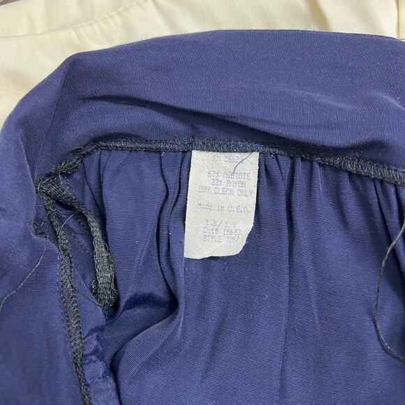 Betsy's Things Vintage Two Piece Nautical Set Navy and White 13/14 Style 7793 - Picture 9 of 9